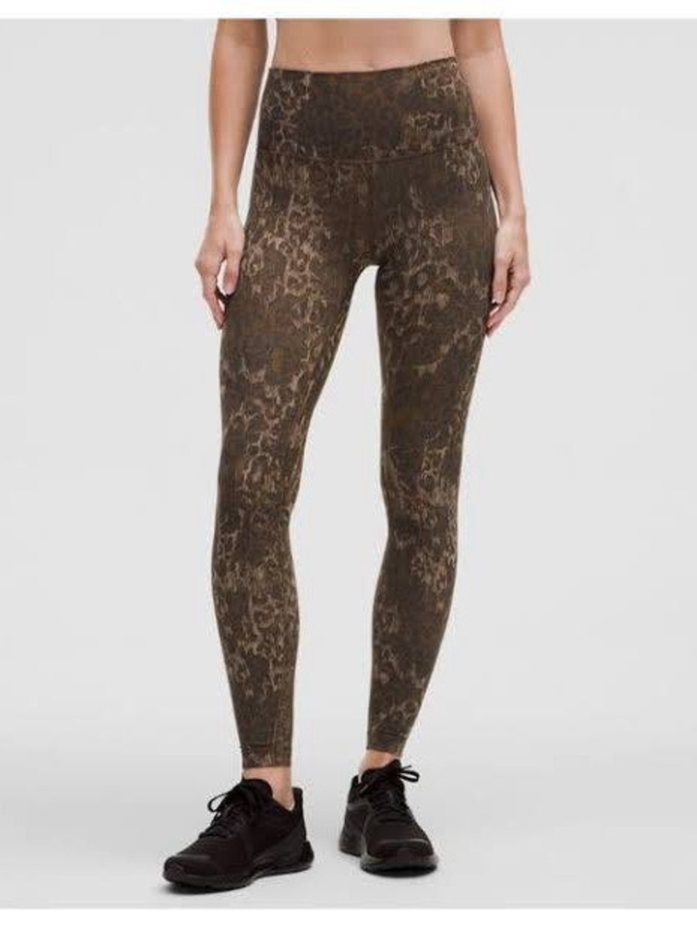 Lululemon Align HR Pant 28” Truleopard MAX Brown Multi Size 14